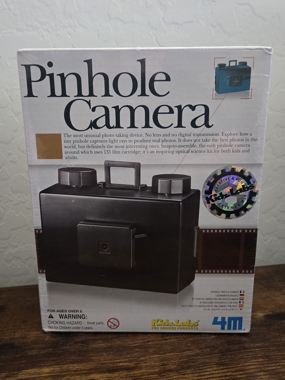 Vintage 2006 4M KidzLabs Pinhole Camera Optical Science Kit Toysmith NIB